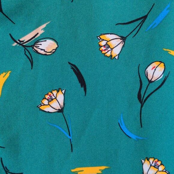 Like NEW 41 Hawthorne Blouse Top With V Neck And Flare Sleeves Size Xl - Picture 3 of 10